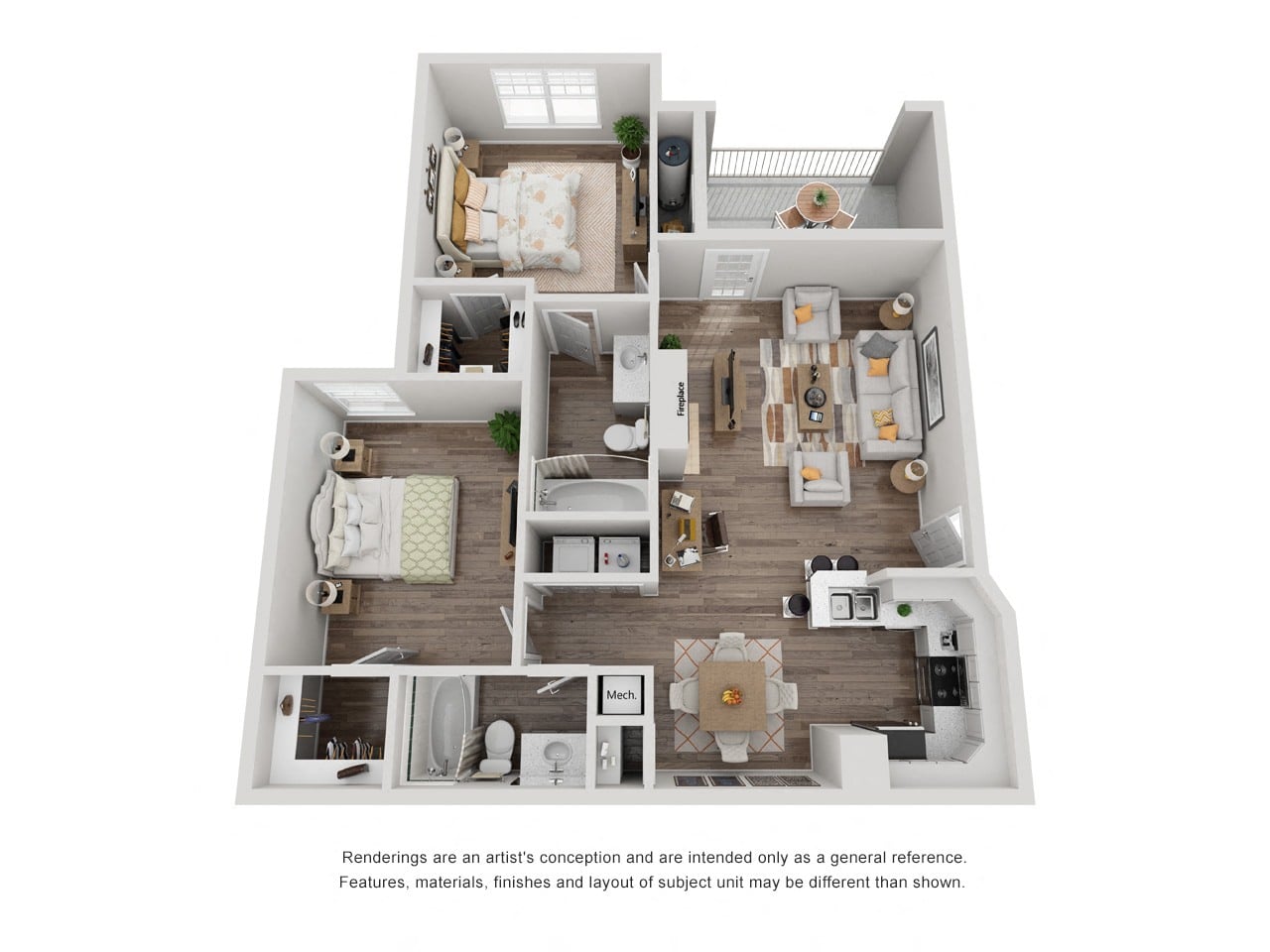 The Bostonian floor plan