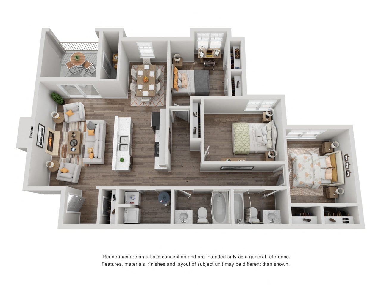 The Carmel floor plan