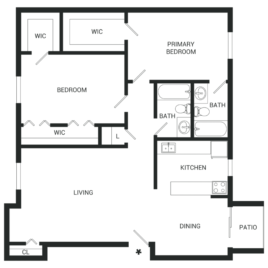 B4R | Collage - Renovated floor plan