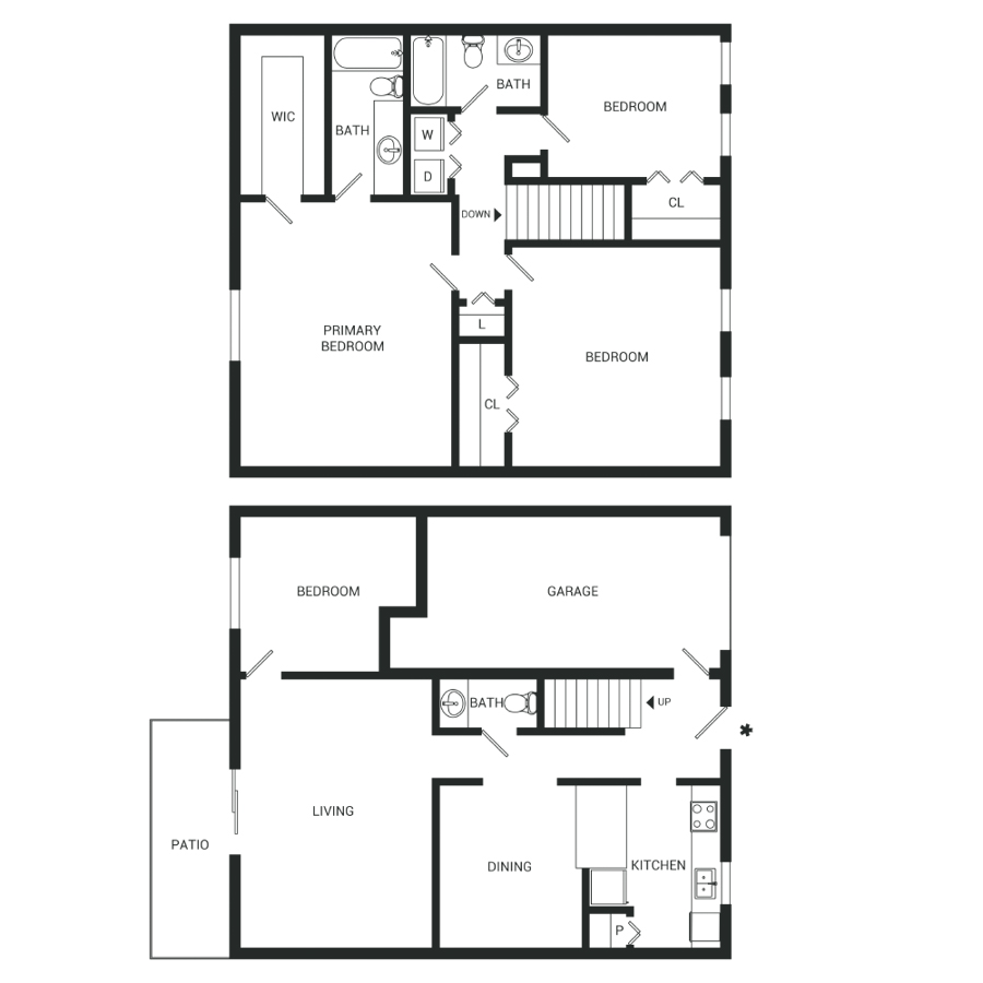 TH3 | Persimmon Townhome floor plan