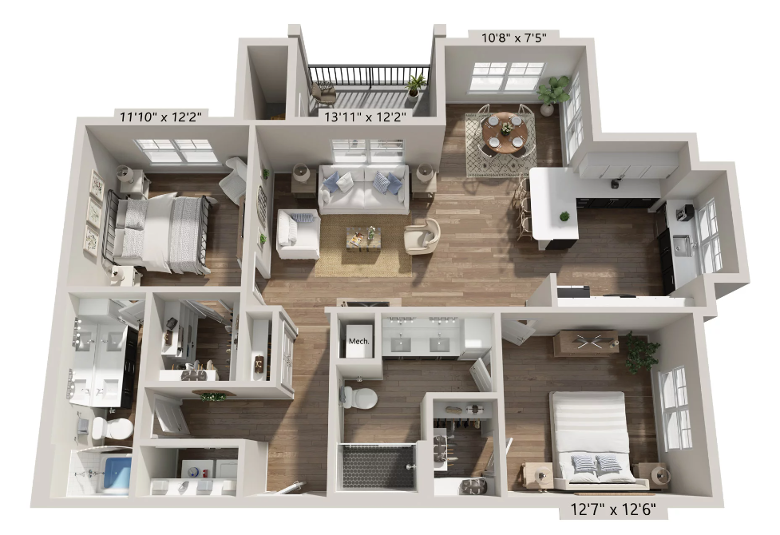 B1 floor plan