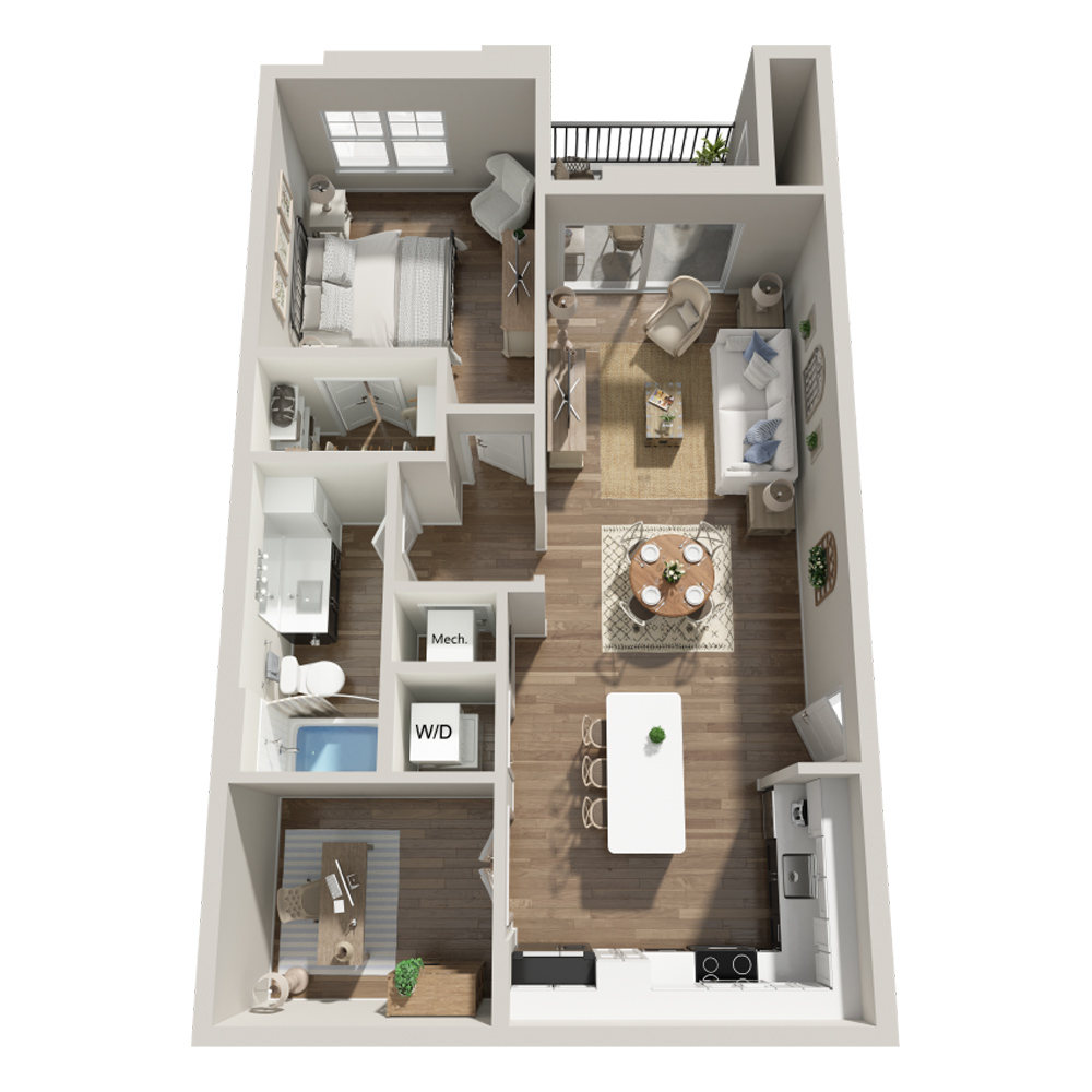 A2 floor plan