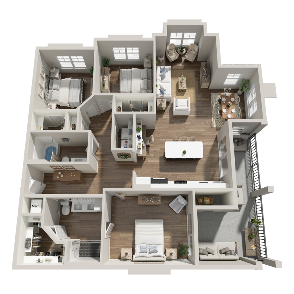 C1 floor plan