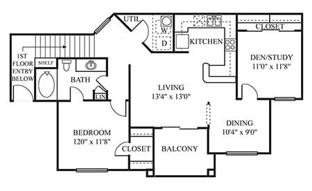 Barcelona floor plan