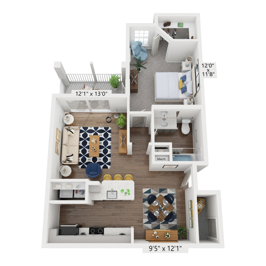 A1 floor plan