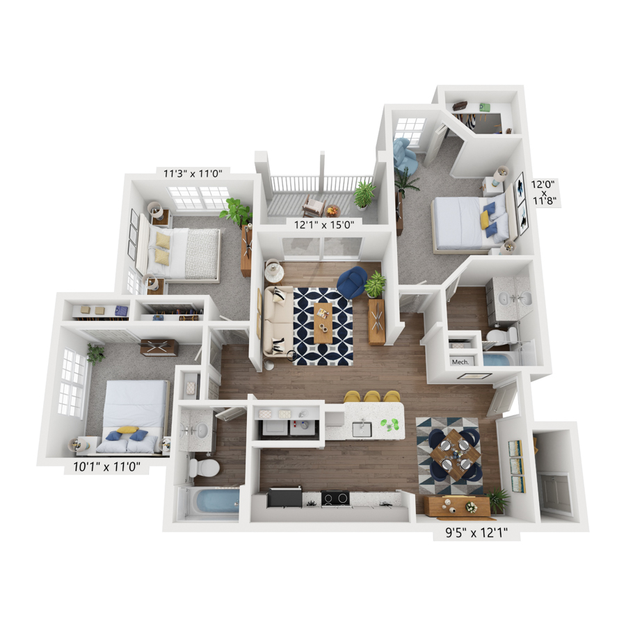 C1 floor plan