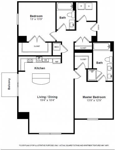 E: B7 floor plan