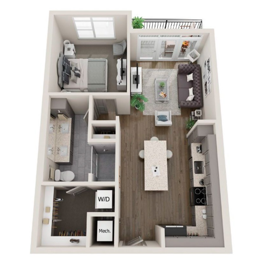 A4 100 floor plan