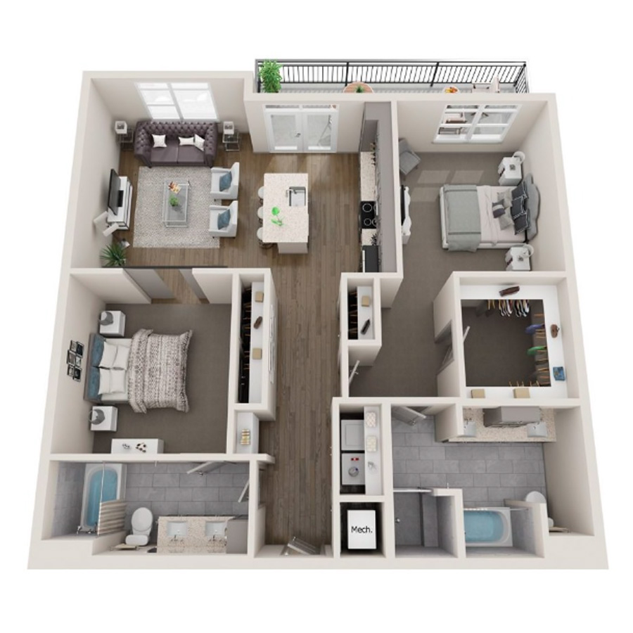 B2 floor plan