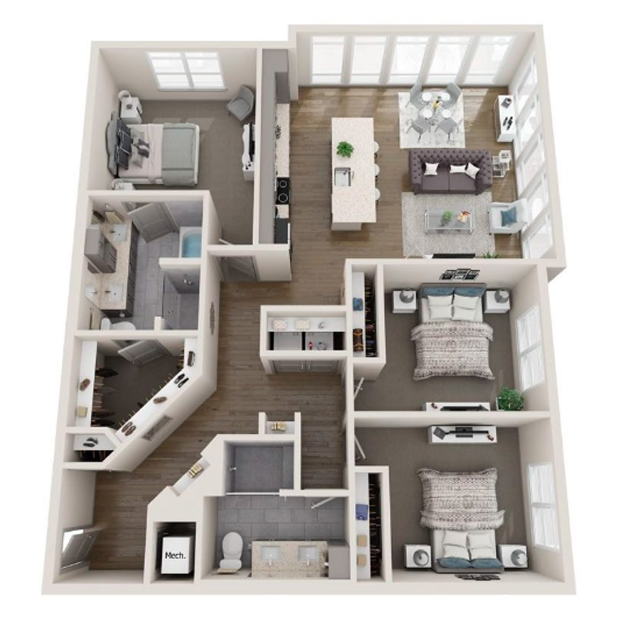 C2 floor plan