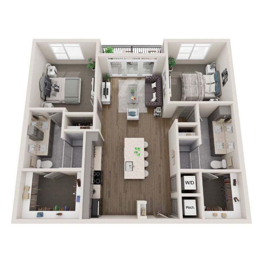 B1 100 floor plan