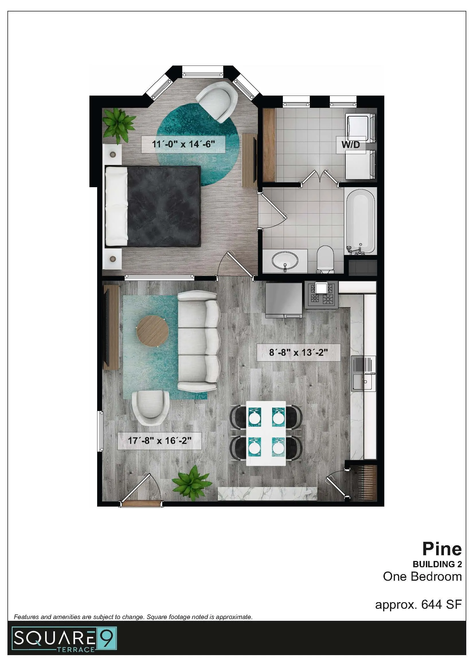 Terrace - Pine floor plan