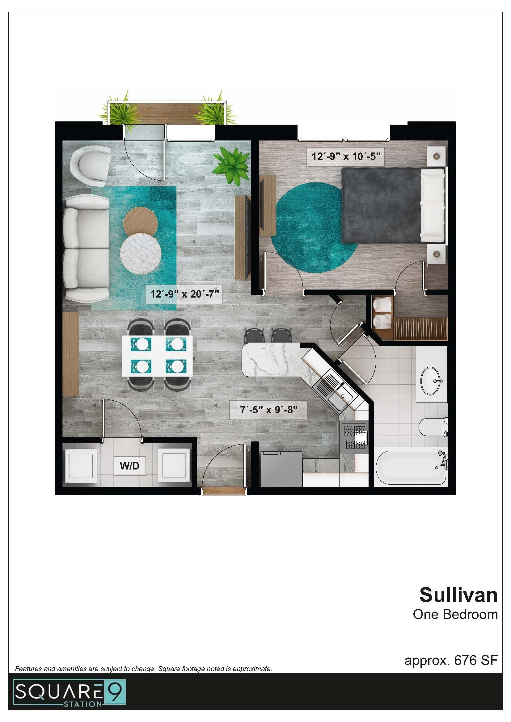 Victoria Station - Sullivan floor plan