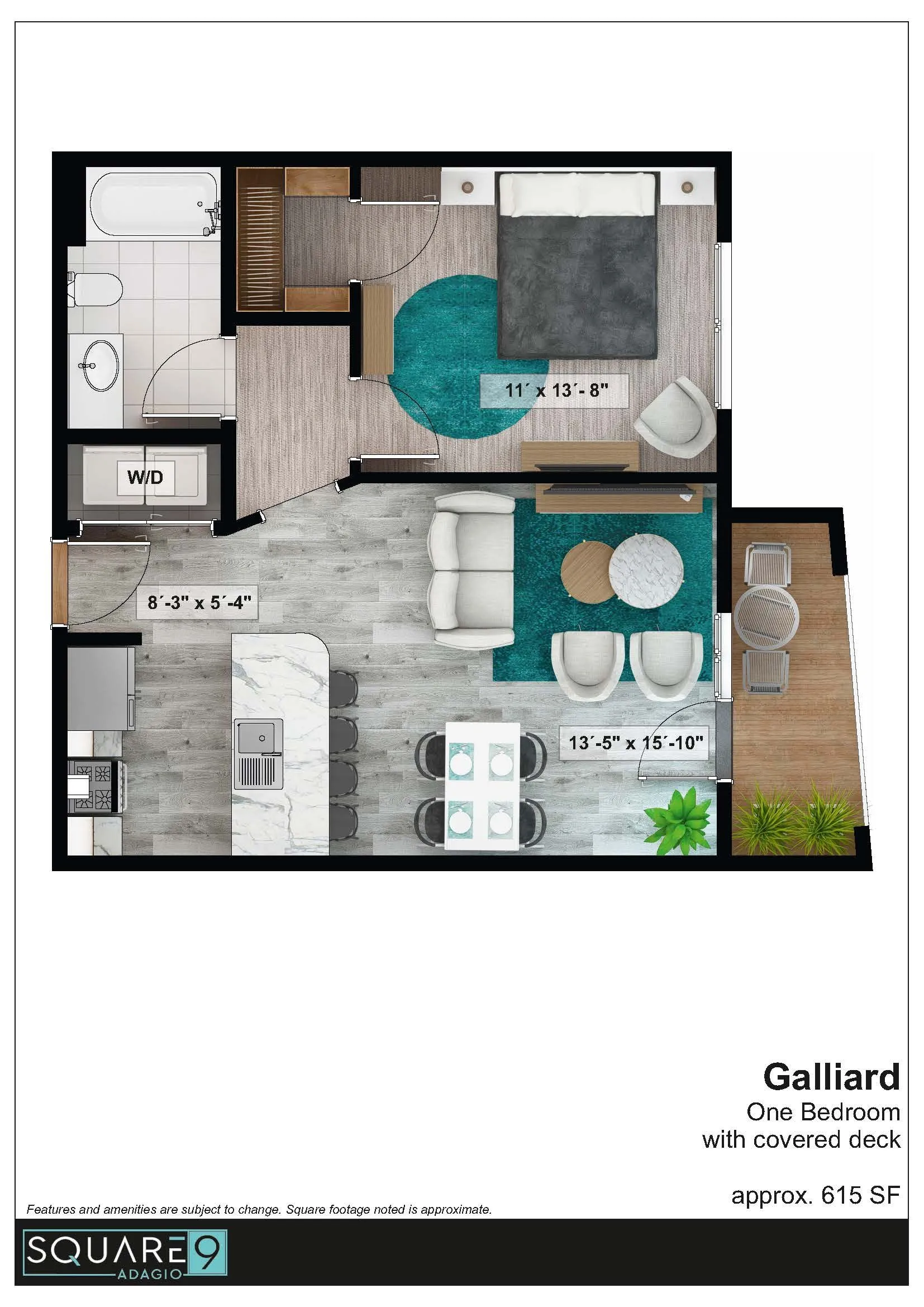 Adagio - Galliard floor plan