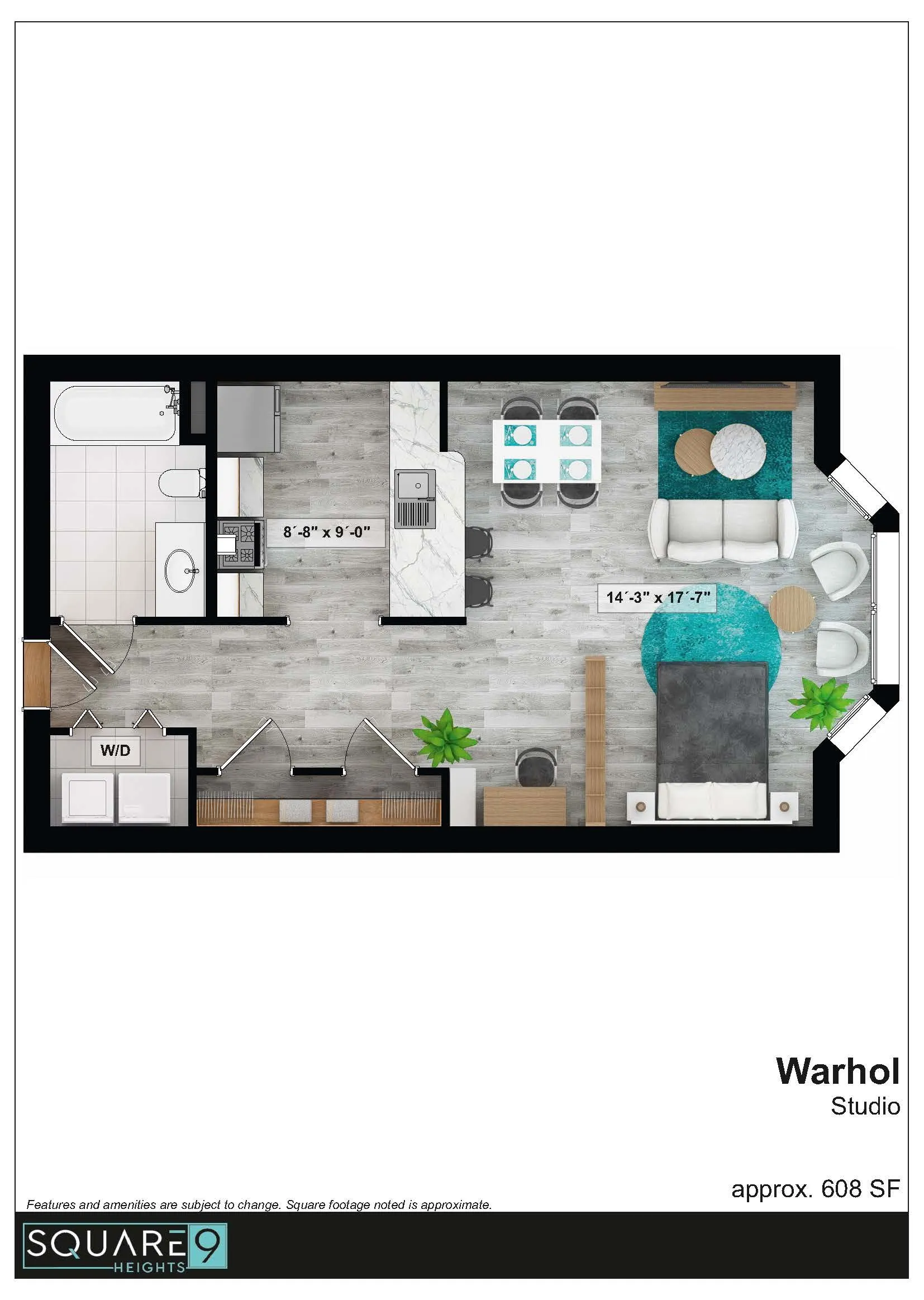 Heights - Warhol floor plan