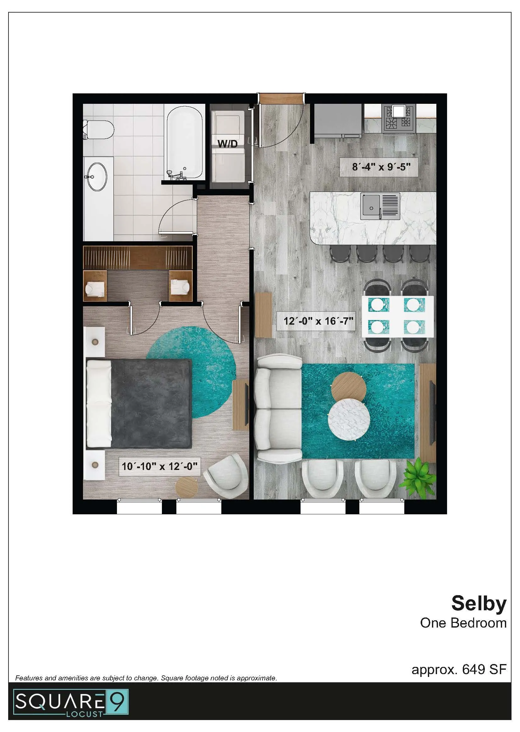 Locust - Selby floor plan