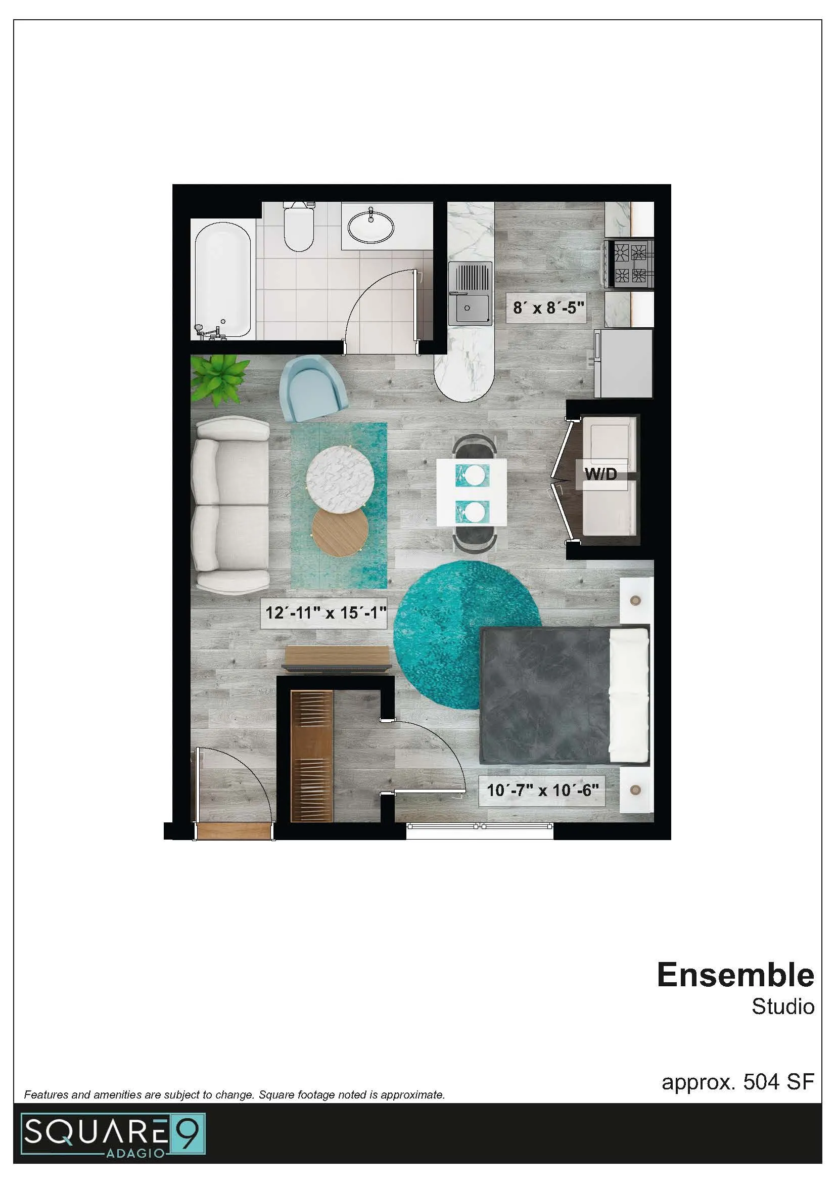 Adagio - Ensemble floor plan