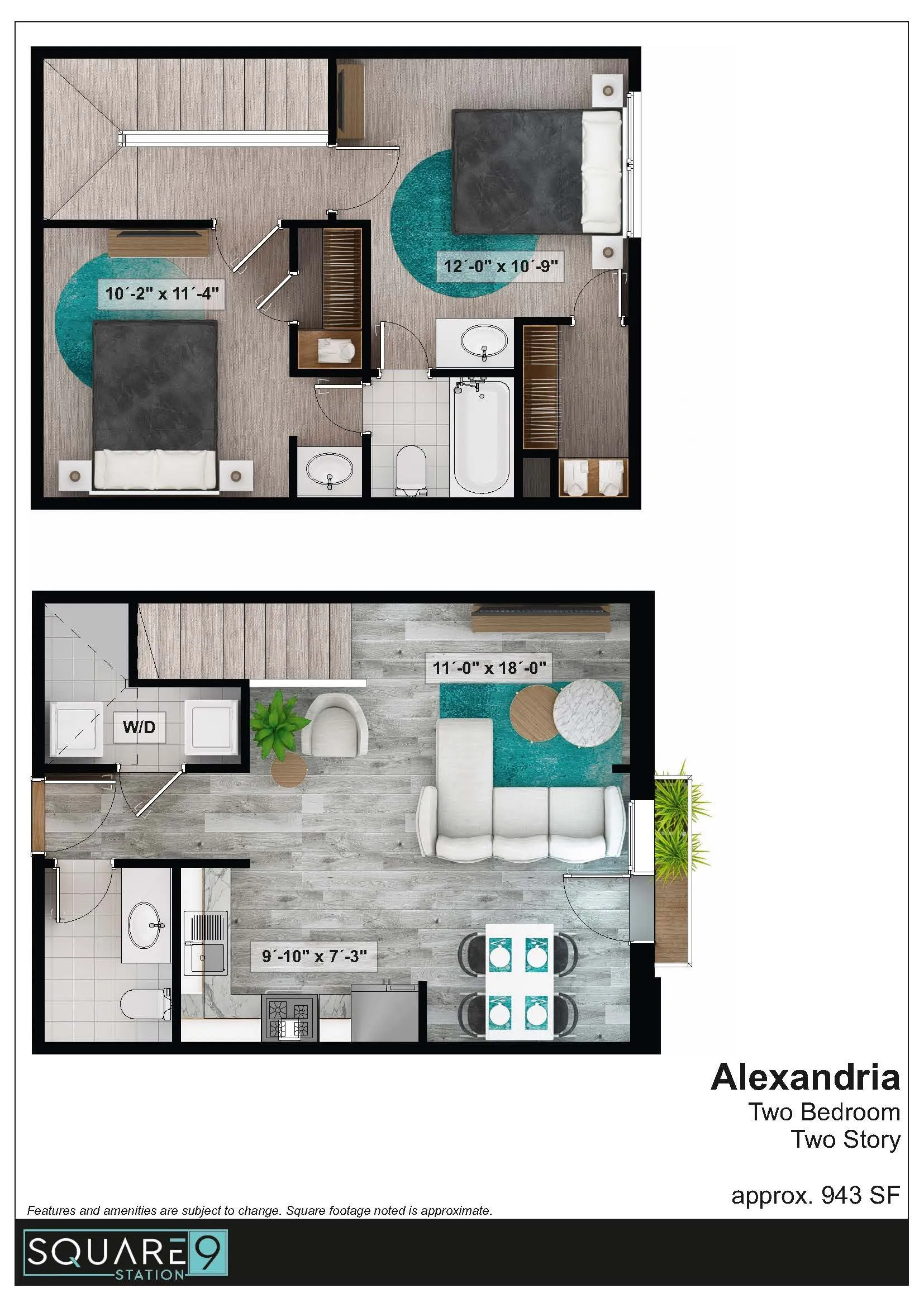 Victoria Station - Alexandria floor plan