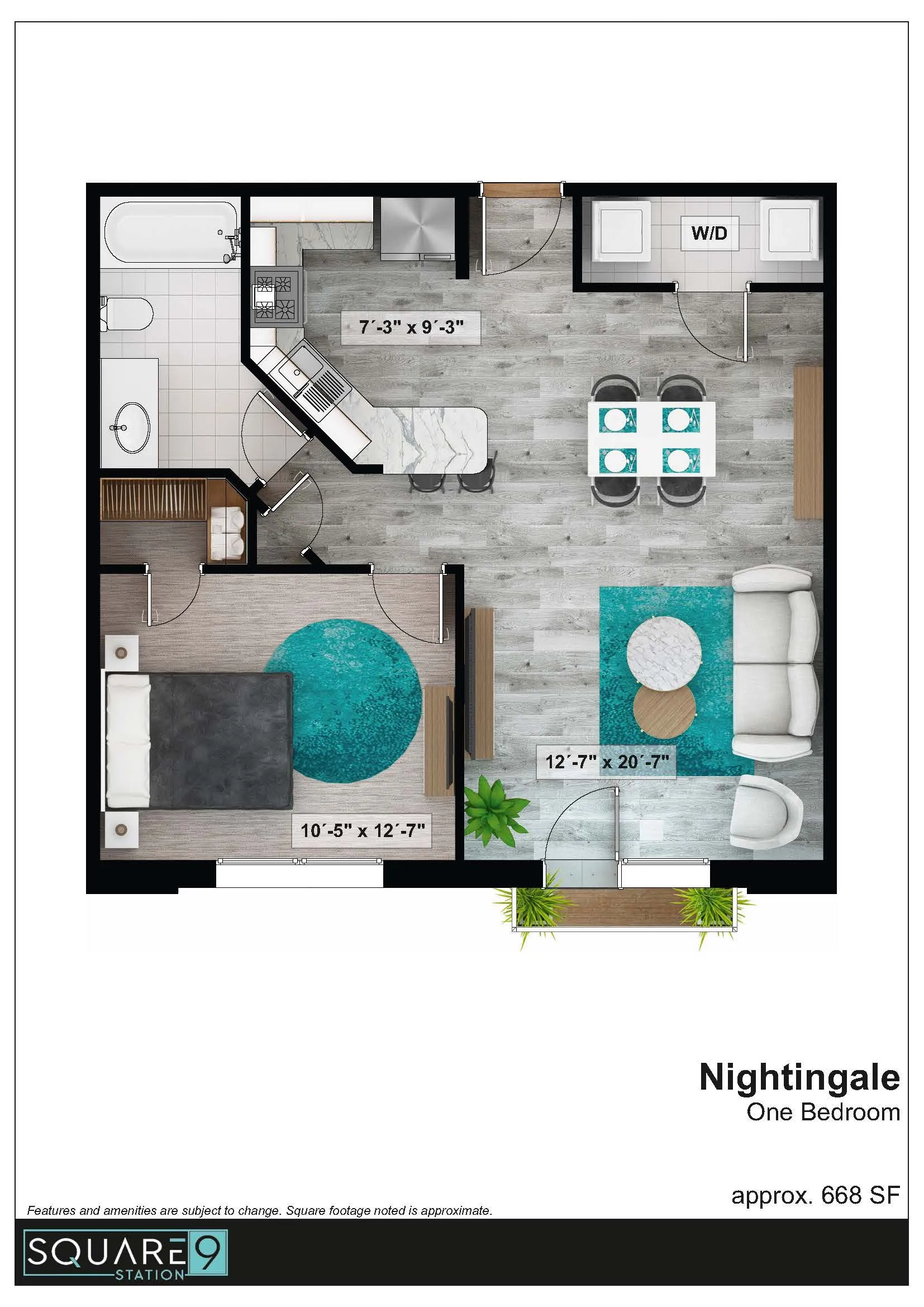 Victoria Station - Nightingale floor plan