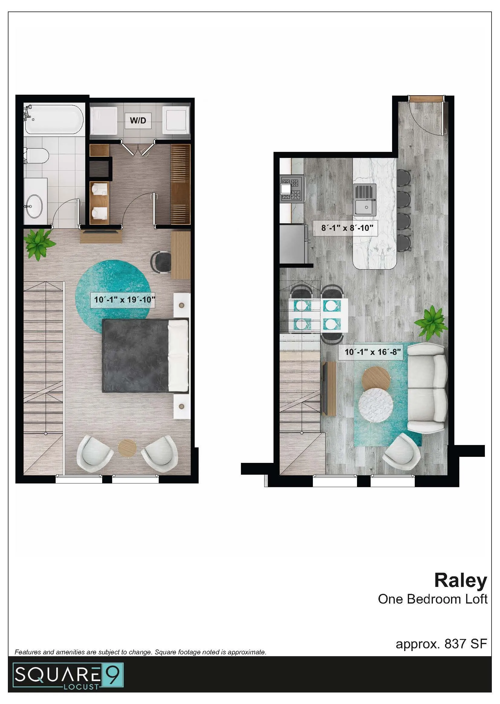 Locust - Raley floor plan