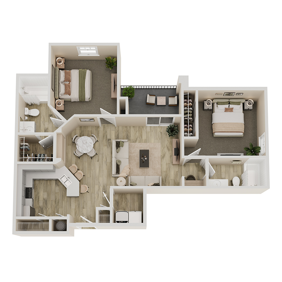 B3W floor plan