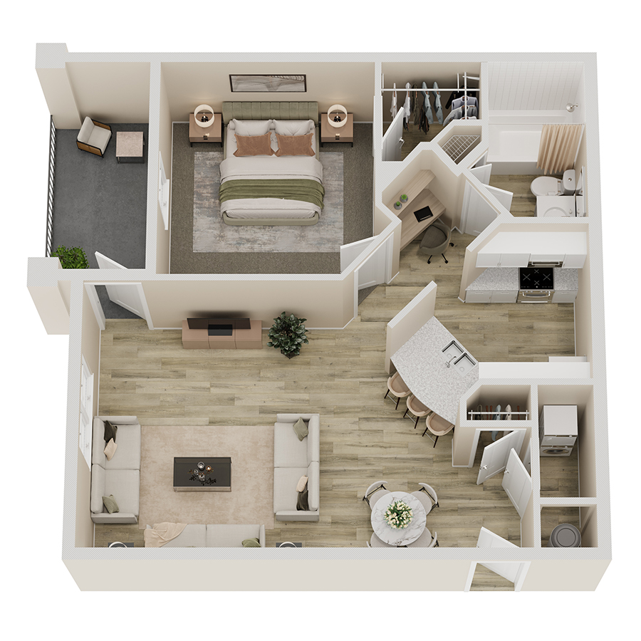 A1W floor plan
