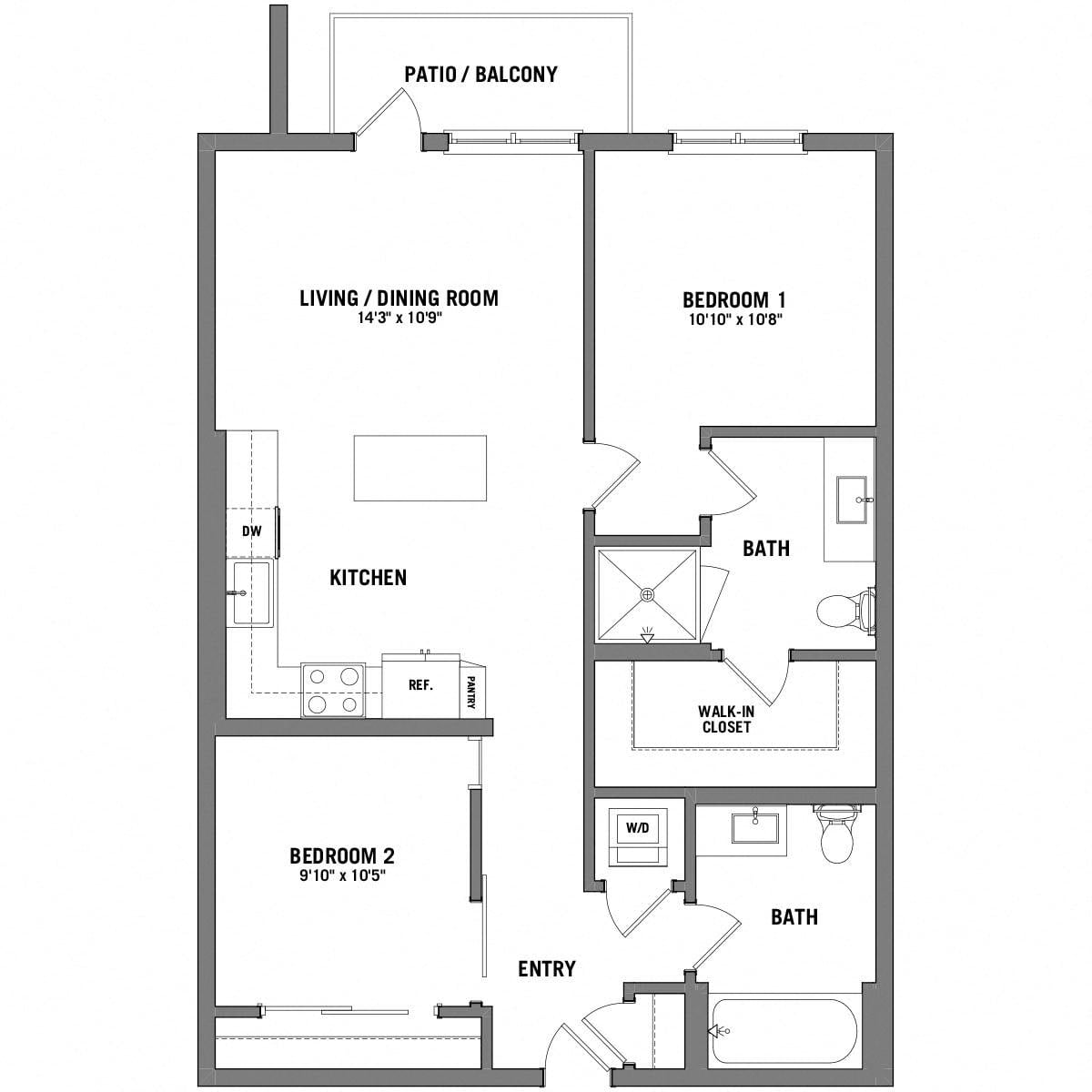 B2 floor plan