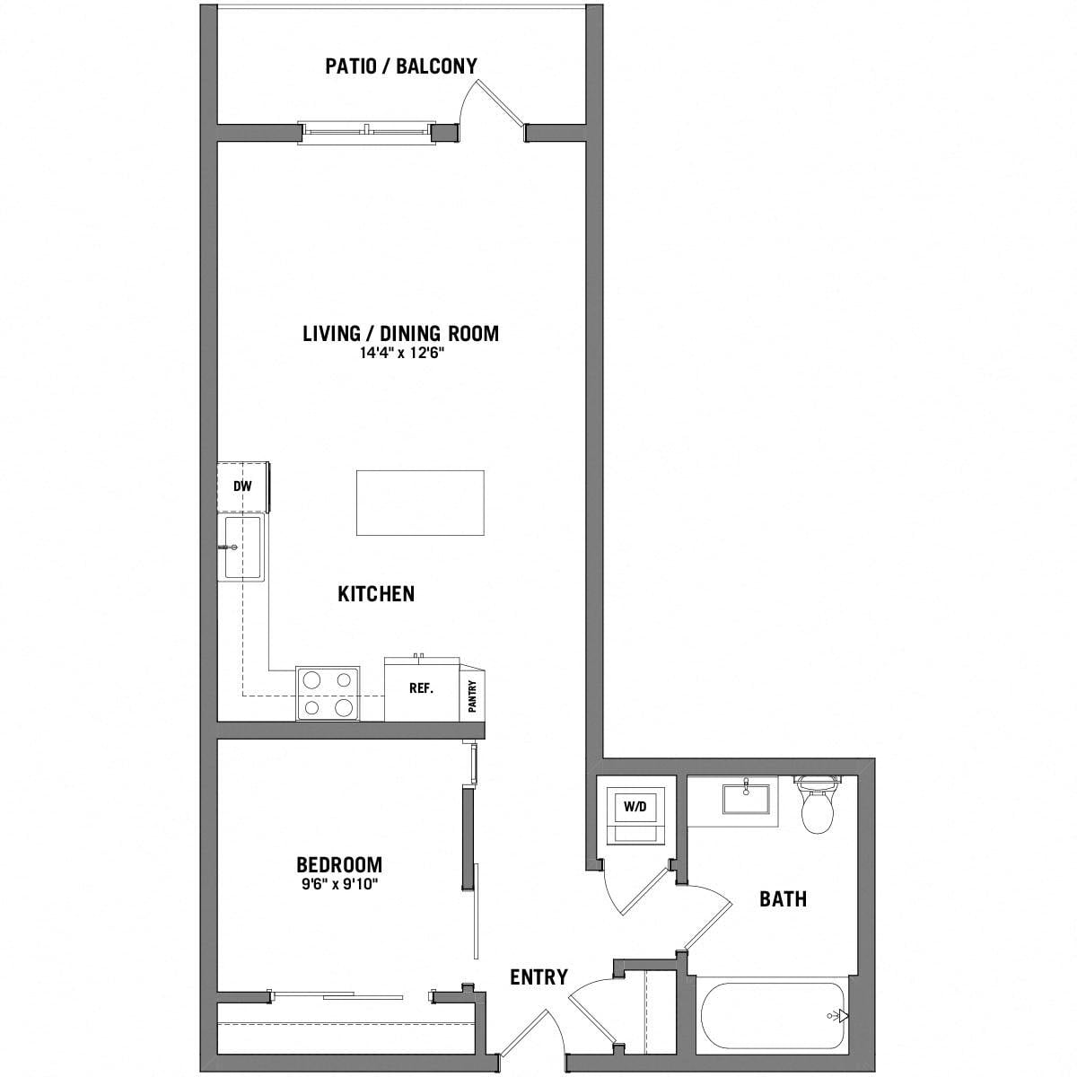 A2 floor plan