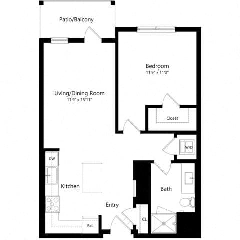 A2 floor plan