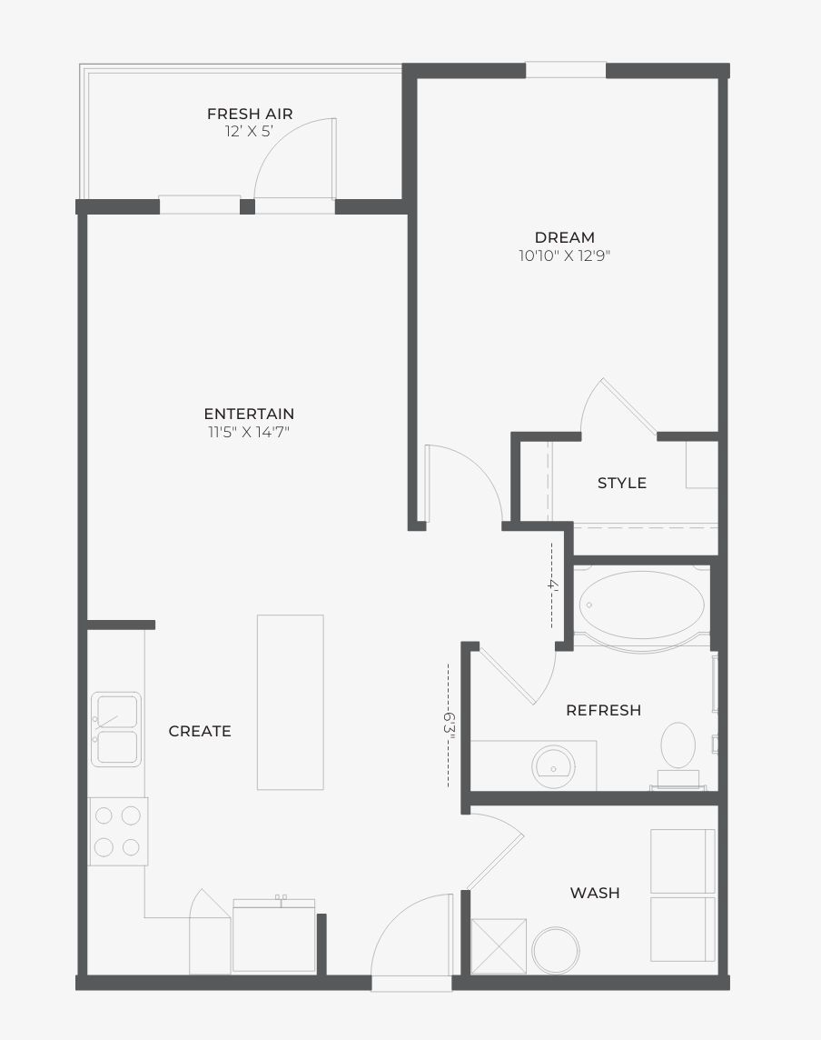 A1 floor plan