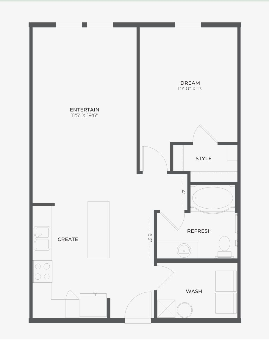 A2 floor plan