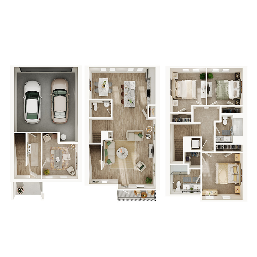 TH-1 floor plan