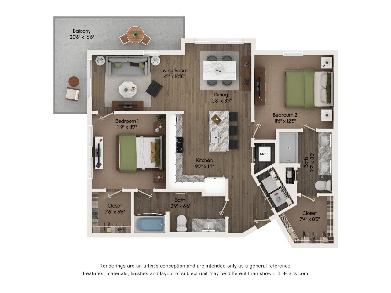 B2 floor plan