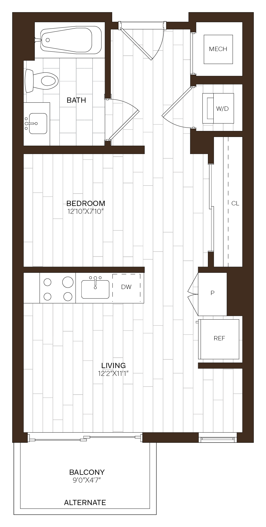 Studio ADU-S4 floor plan