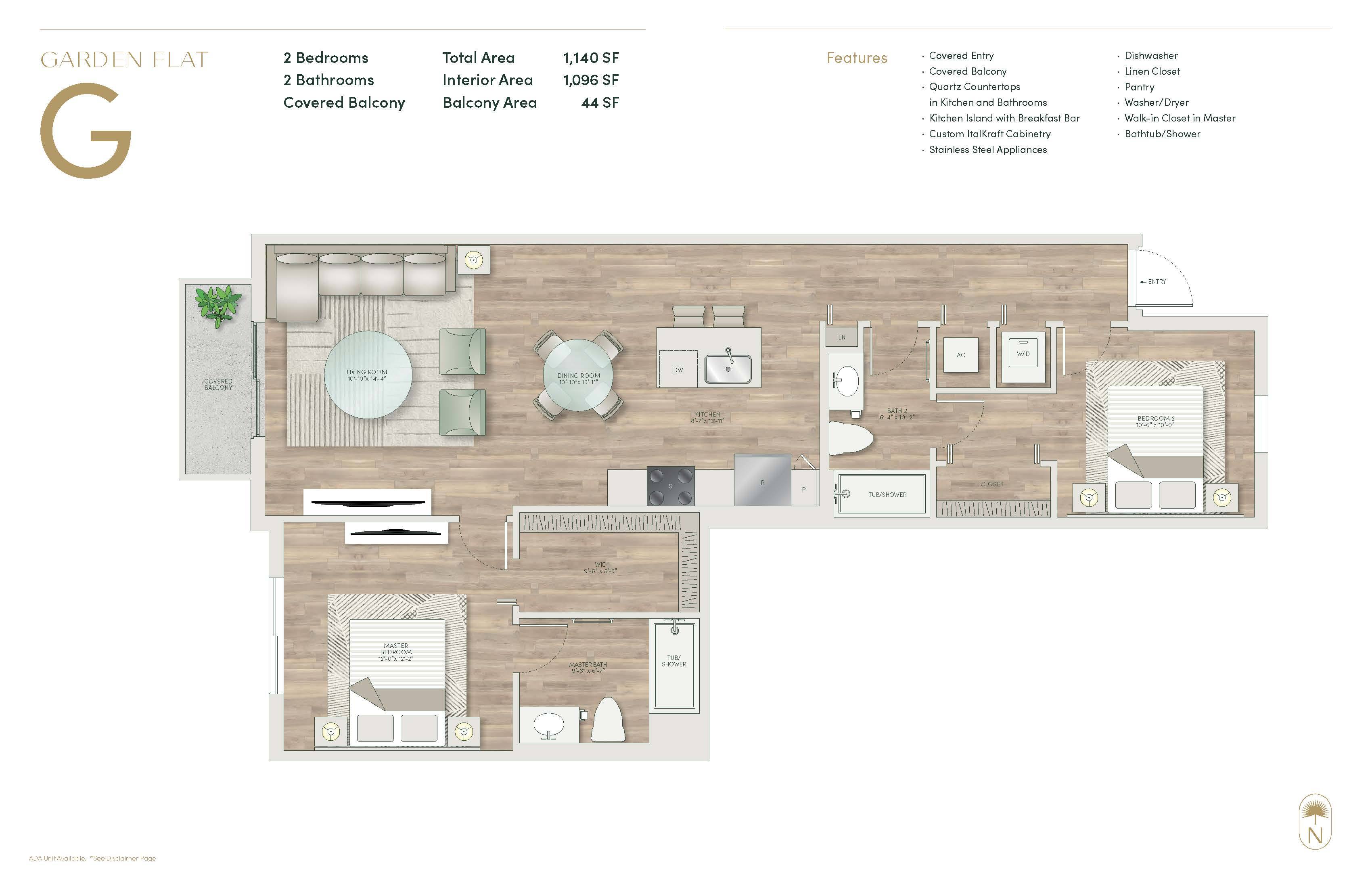 Garden Flat G floor plan