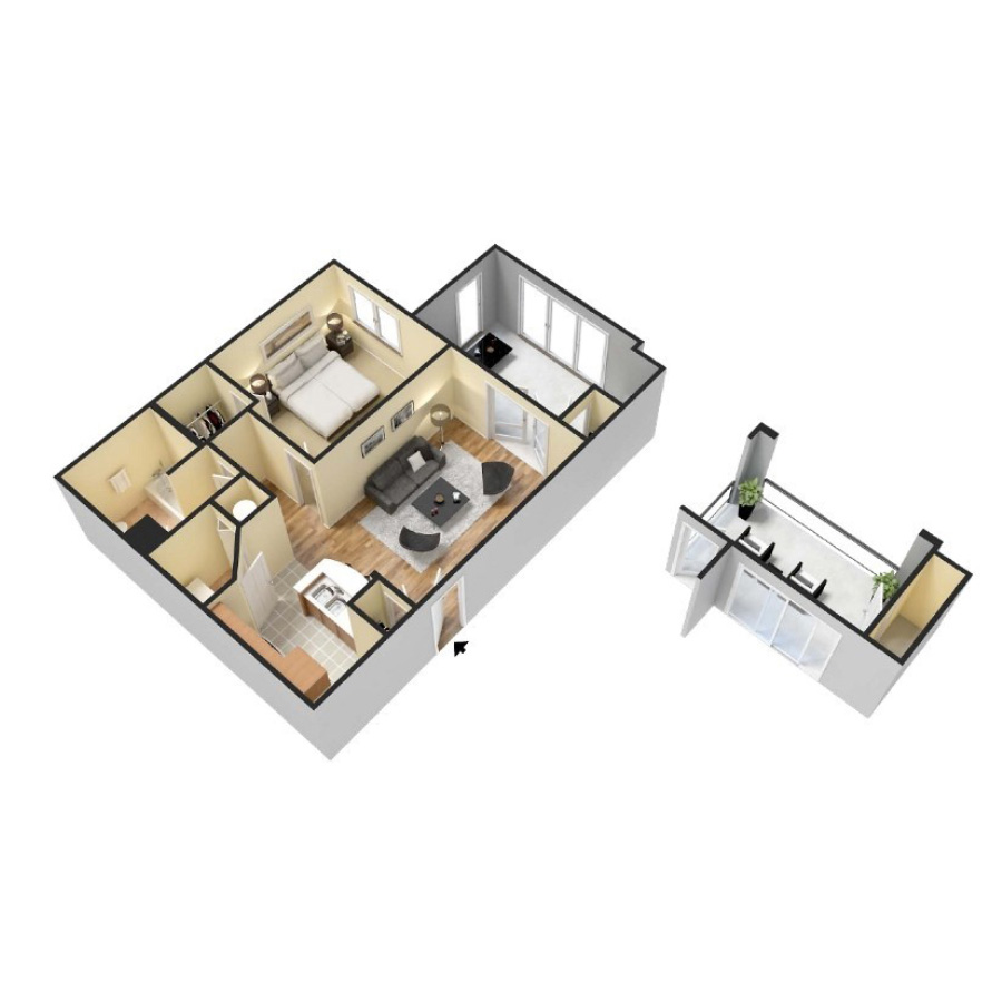 A2 floor plan