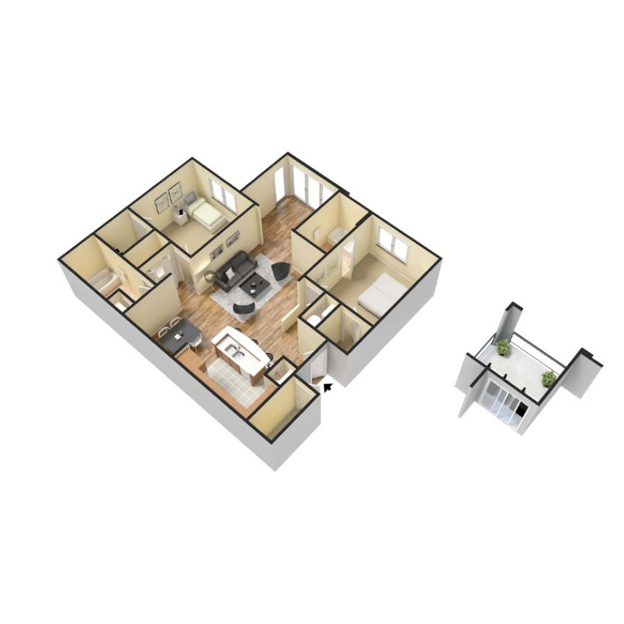 B4 floor plan
