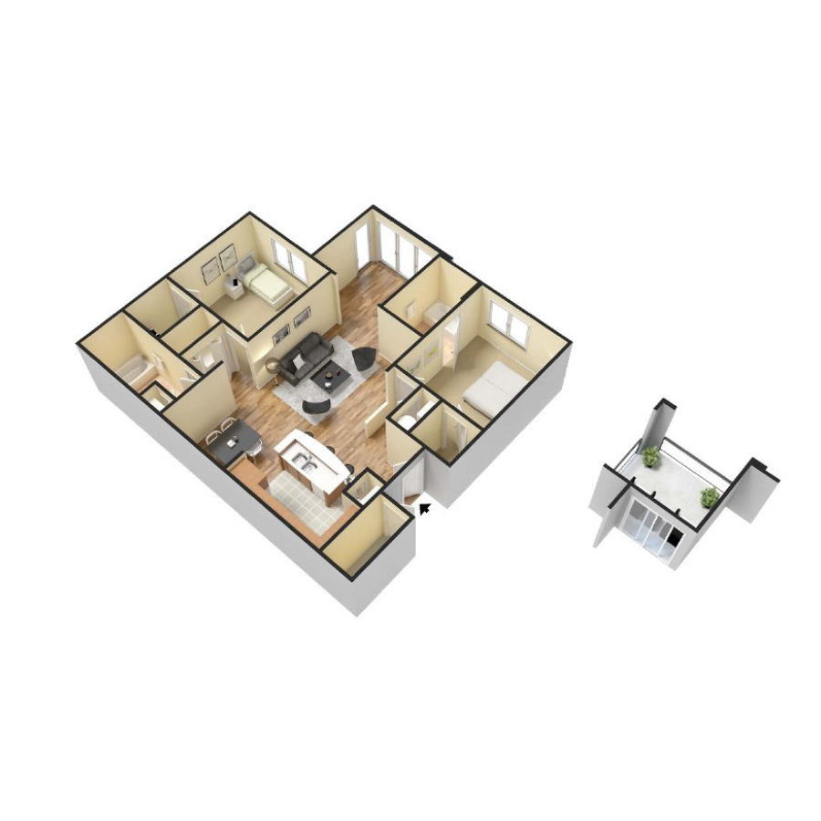 B2 floor plan