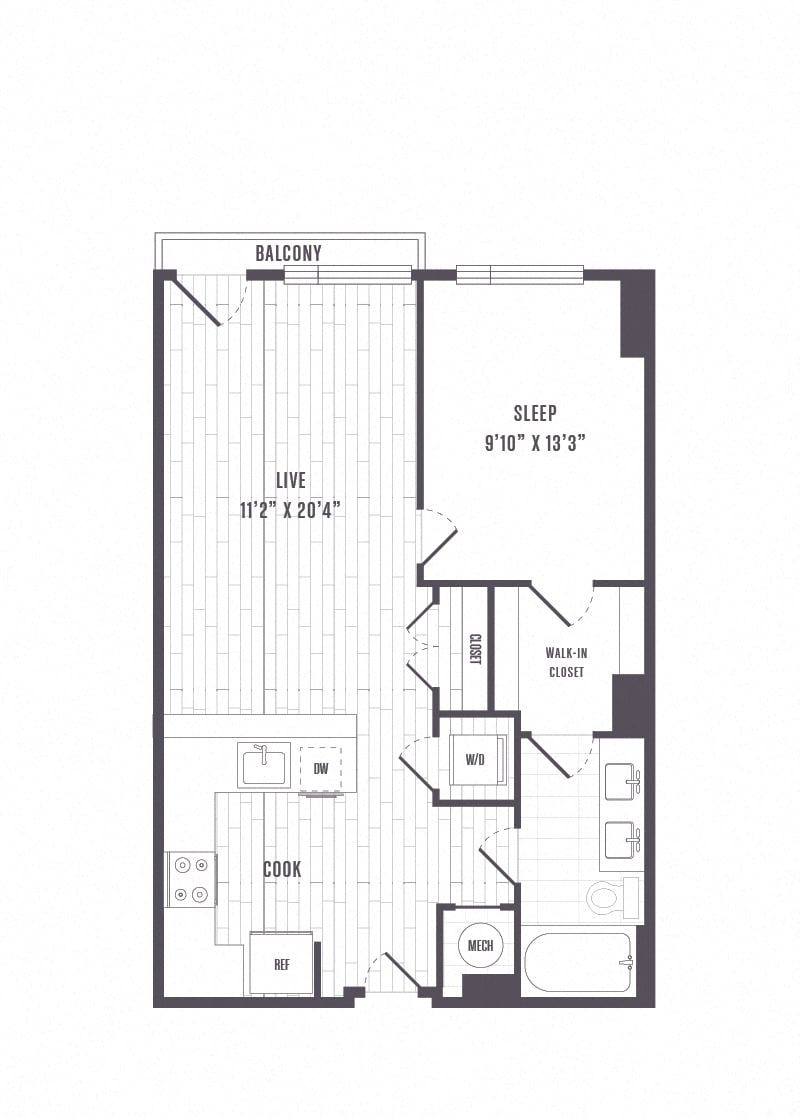 A6* floor plan