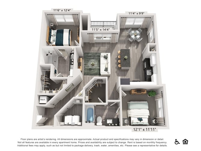 B1A floor plan