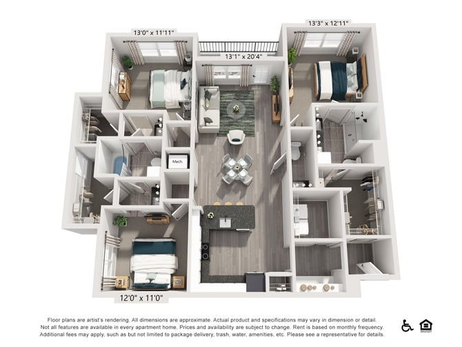 C1A floor plan