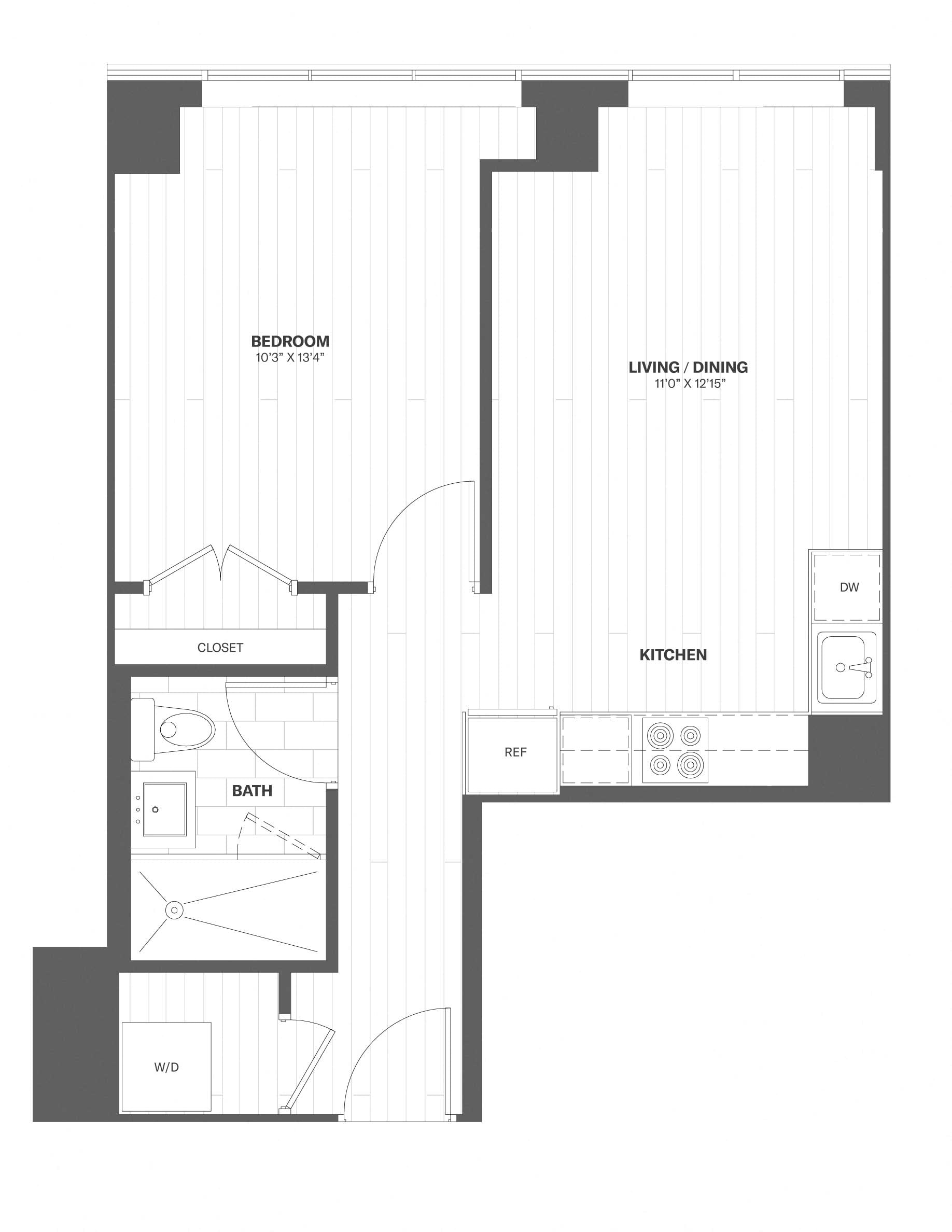 A1 floor plan