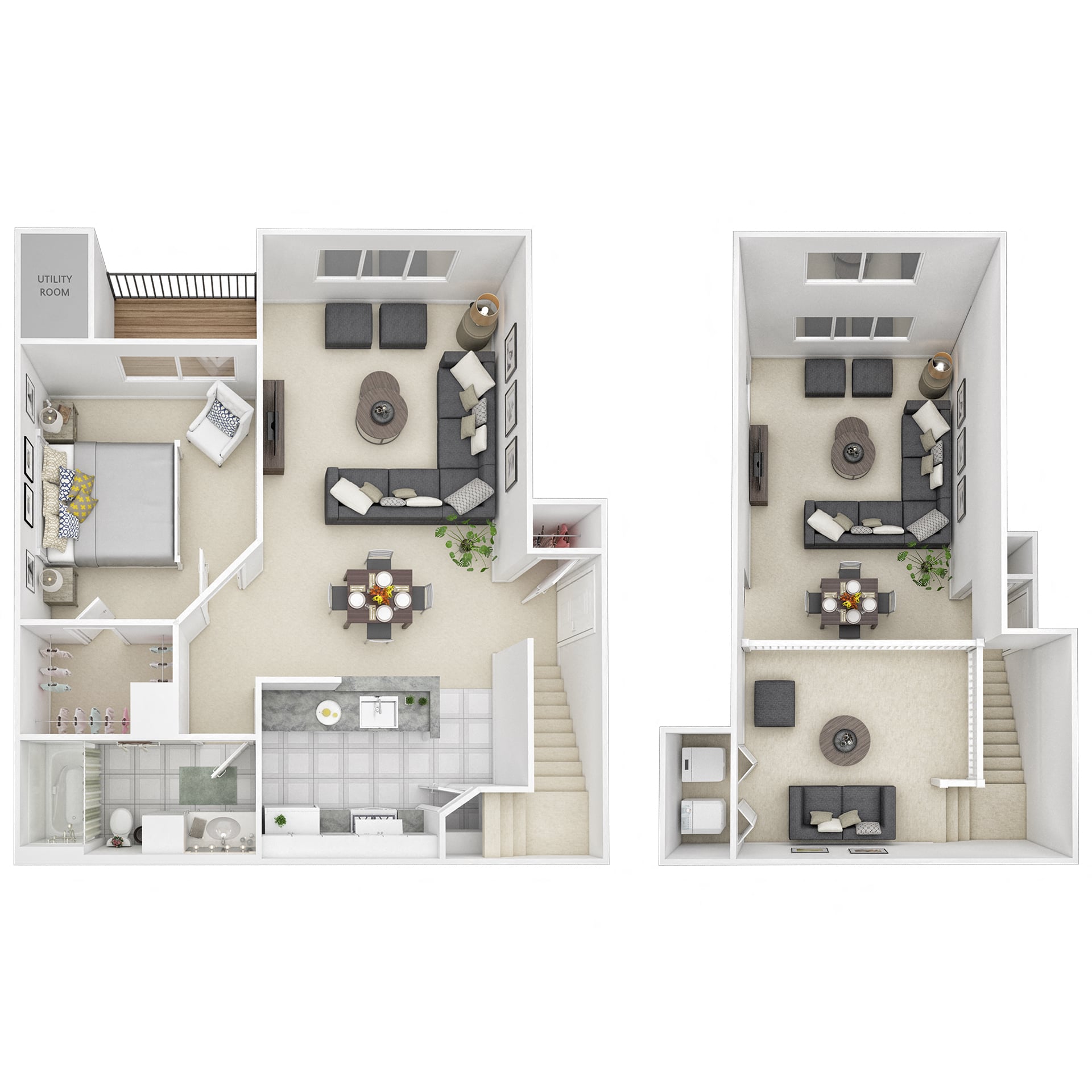 1 Bed 1 Bath Loft - AL1 floor plan