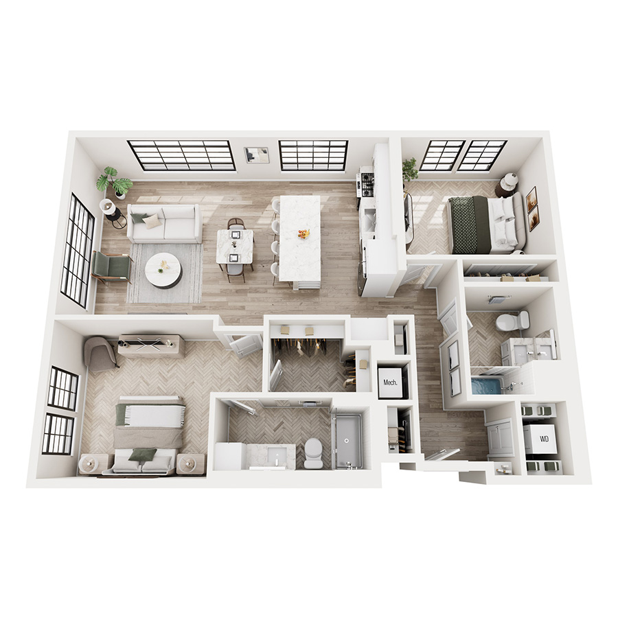 B6 floor plan
