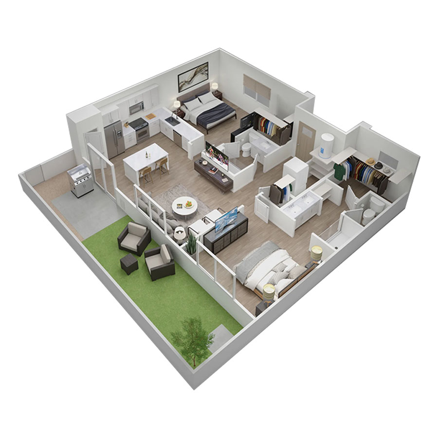 Elevate floor plan