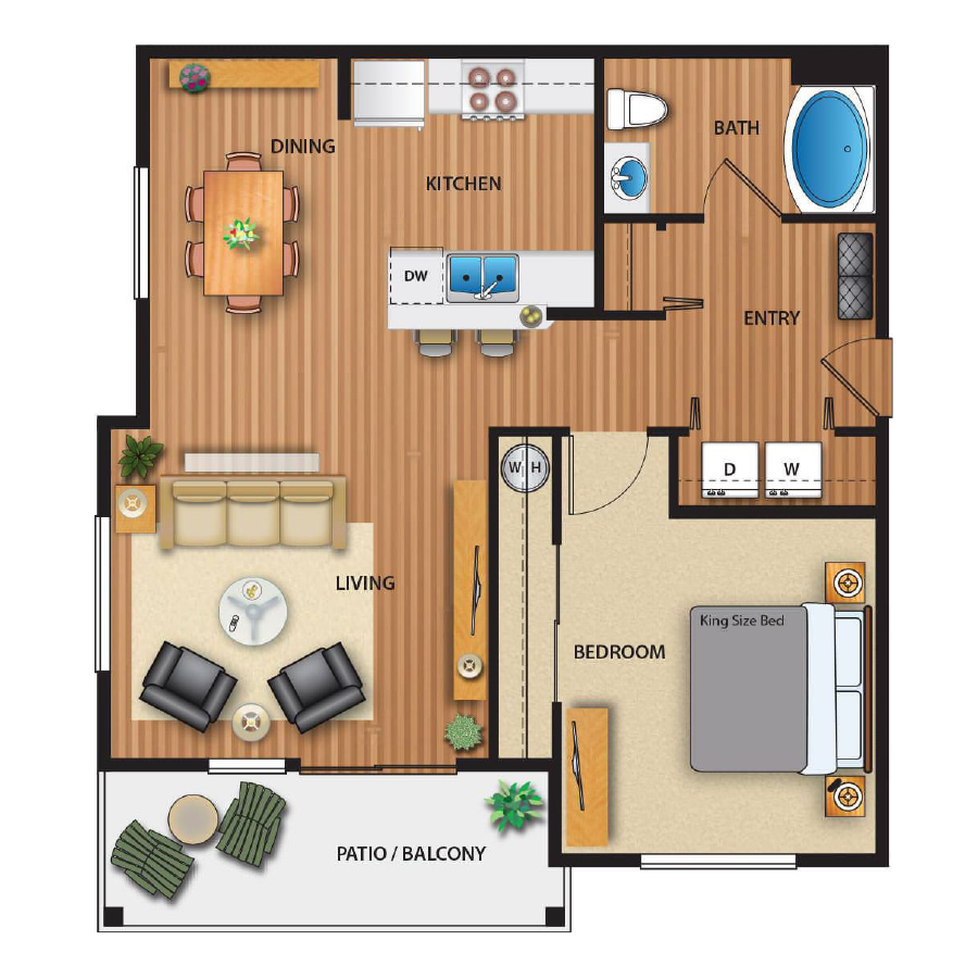 Woodland floor plan
