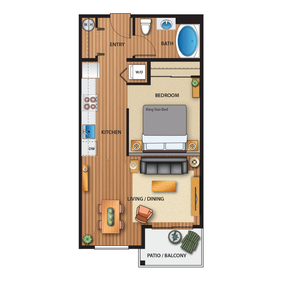 Lake floor plan