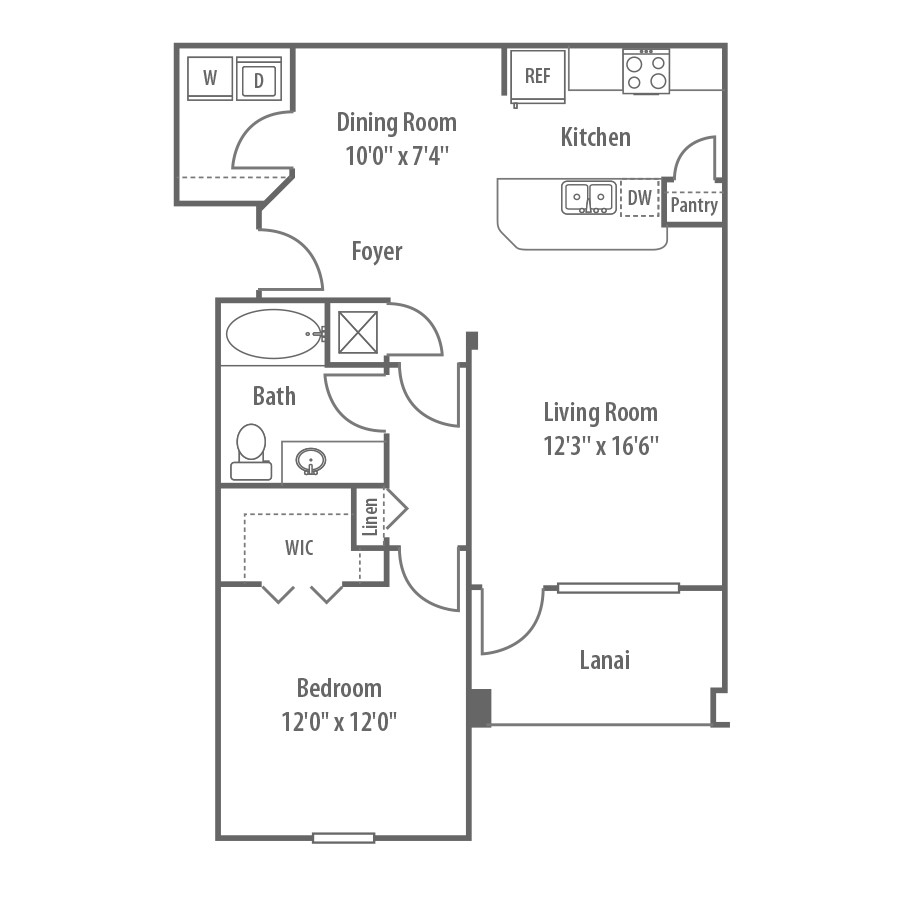 Egret floor plan