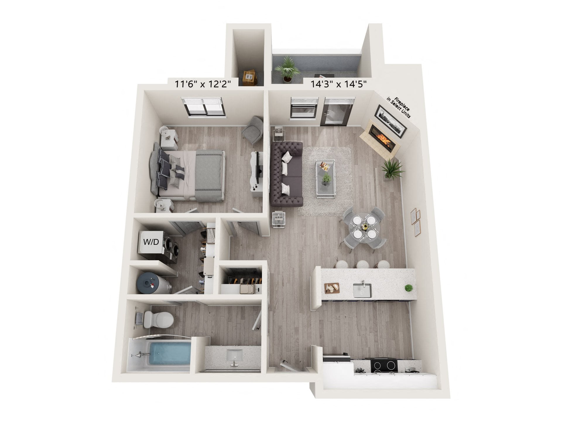 A1 Renovated floor plan