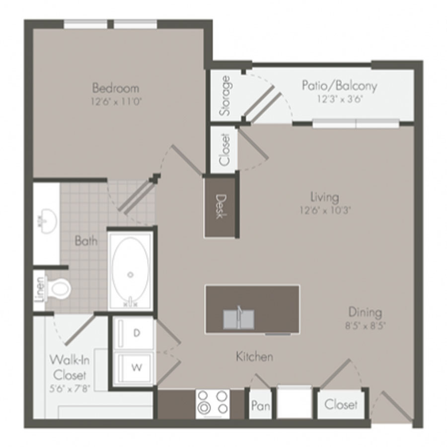 A2 floor plan
